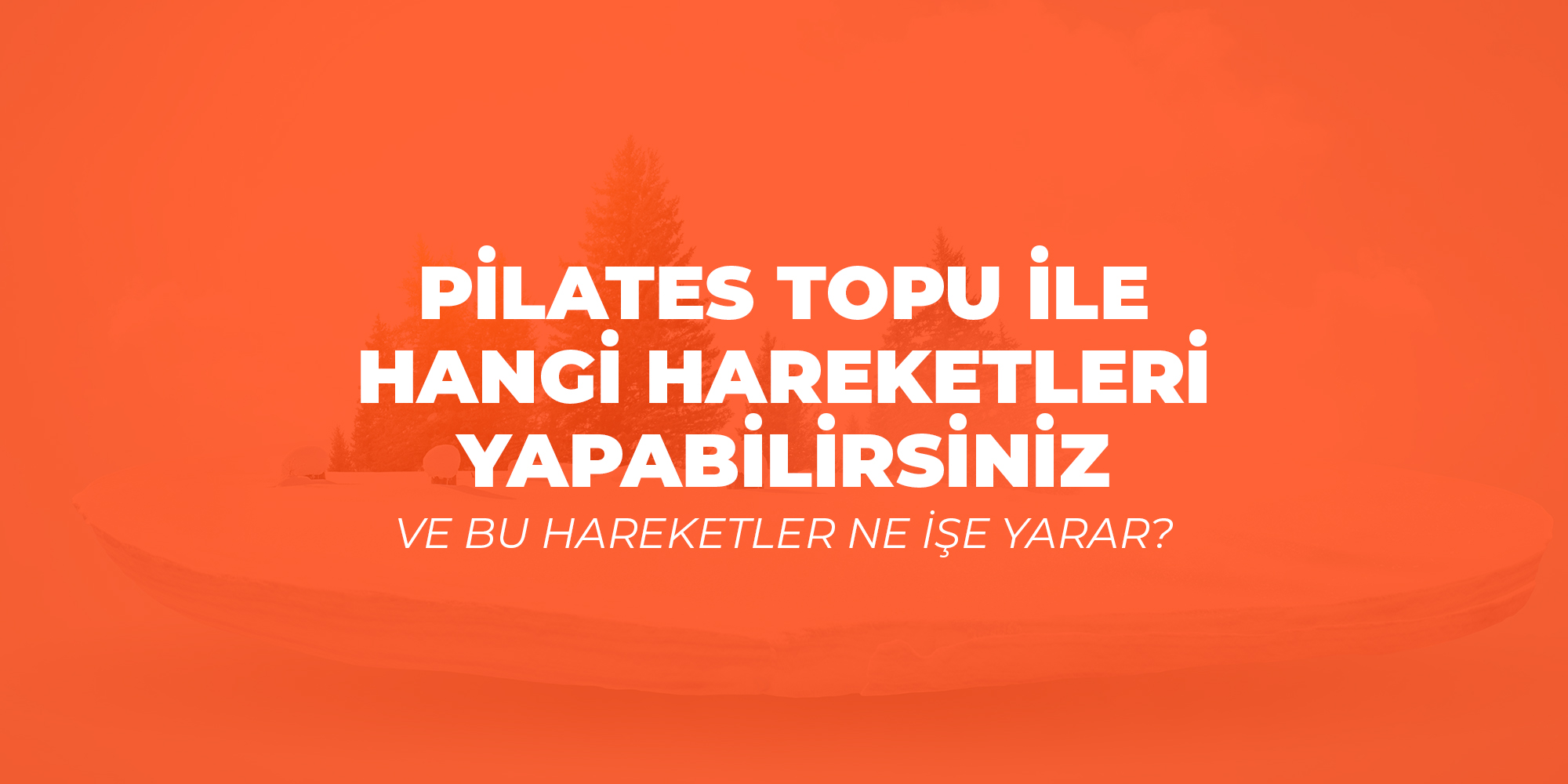 Pilates Topu ile Hangi Hareketleri Yapabilirsiniz ve Bu Hareketler Ne İşe Yarar?